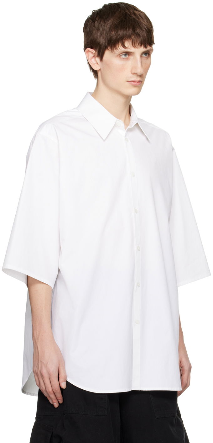 Skjorte We11done 3/4 Sleeve Shirt Hvid | WD-SH1-23-213-M-WH, 1