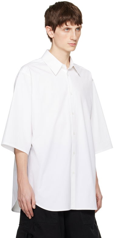 Skjorte We11done 3/4 Sleeve Shirt Hvid | WD-SH1-23-213-M-WH, 1