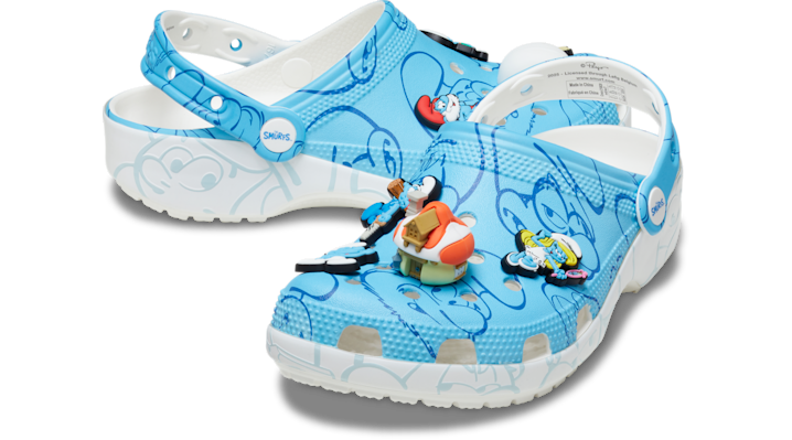 Sneakers og sko Crocs Smurfs Classic Clogs Blå | 210820-90H, 1