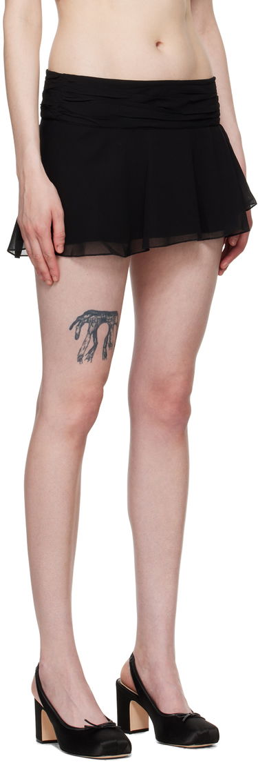 Nederdel GUIZIO Guizio Slit Mini Skirt Sort | H23313W034, 1