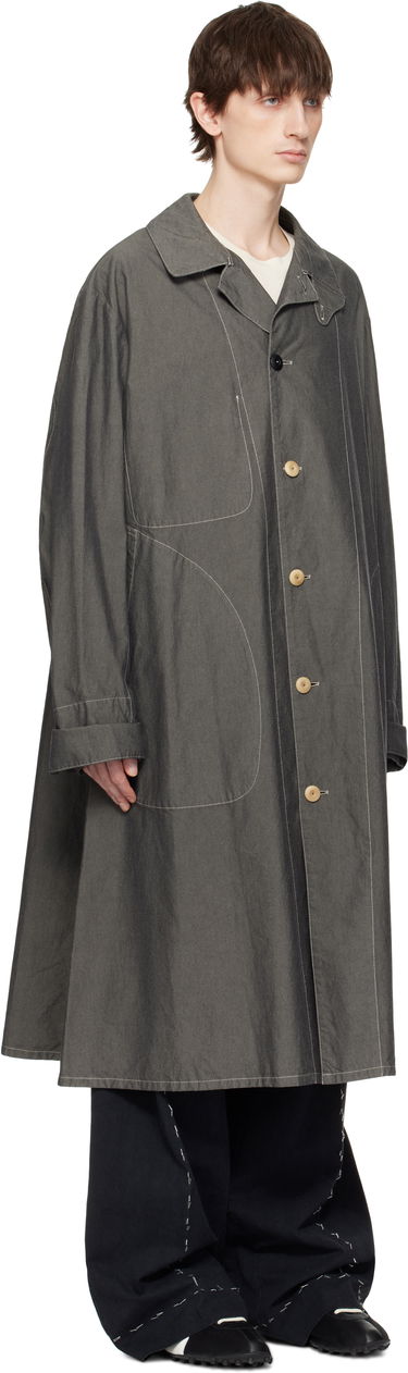 Regnfrakke Maison Margiela Maison Margiela Canvas Coat Grå | S50AA0156 M35299, 1