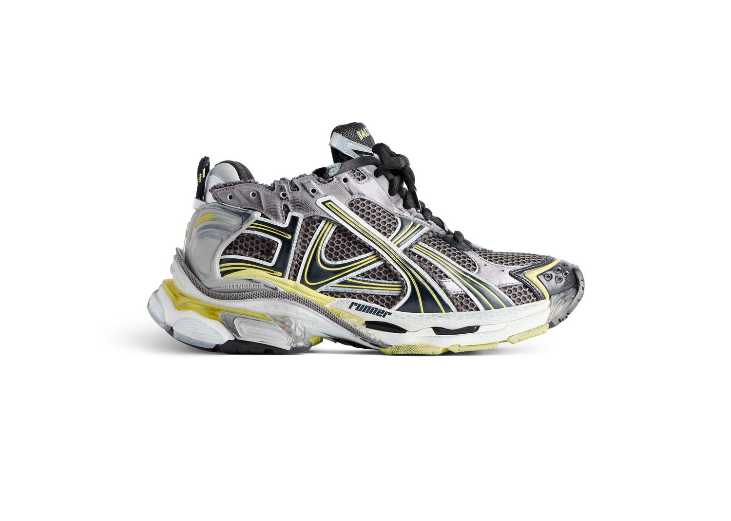 Sneakers og sko Balenciaga Runner Grey Yellow Grå | 772774W3RMU1279, 0