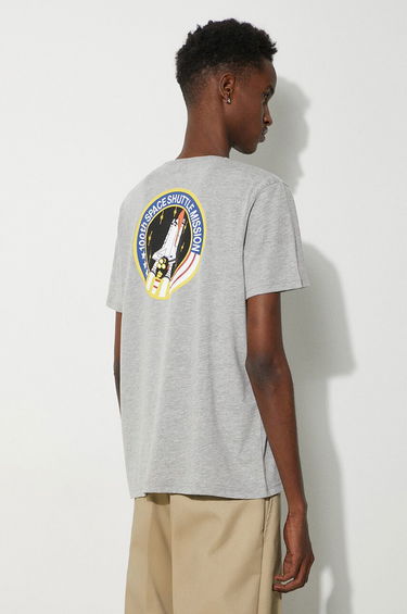T-shirt Alpha Industries Space Shuttle Tee Grå | 176507-17, 3