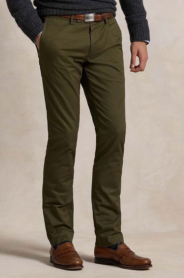 Bukser Polo by Ralph Lauren Slim Fit Chinos Pants Grøn | 710856719, 1