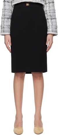 Dolce&Gabbana Wool Pencil Midi Skirt