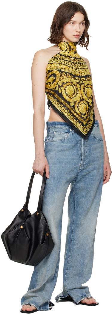 Tanktop Versace Versace Barocco Foulard Halter Top Sort | 1016588_1A11158, 3
