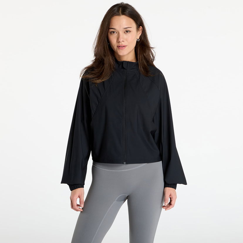 Vindjakke Urban Classics Cropped Wide Sleeve Windbreaker Sports Jacket Sort | TB7800-00007