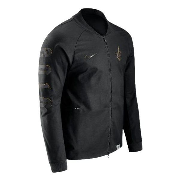Bomberjakke Nike Cleveland Cavaliers Jacket Sort | 860792-010