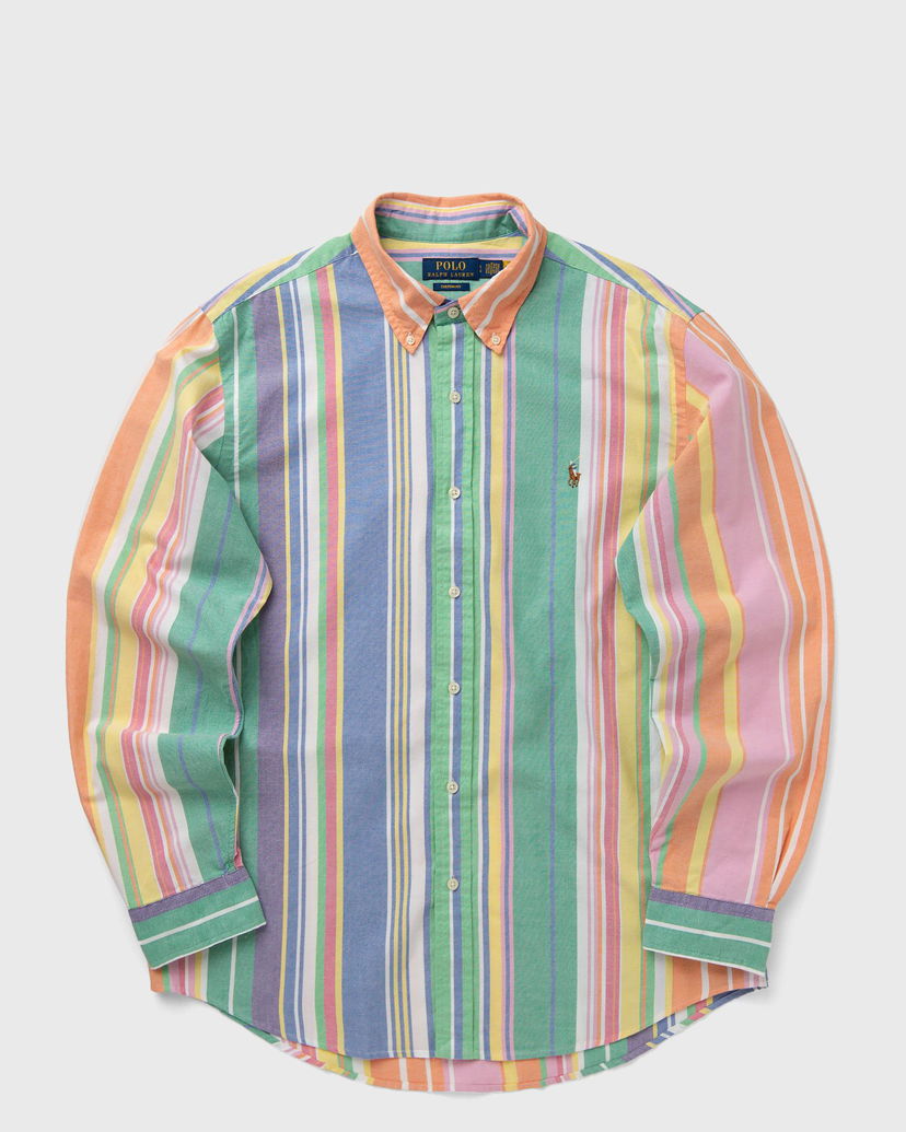 Skjorte Polo by Ralph Lauren Multicolor Striped Long Sleeve Shirt XXL Flerfarvet | 710961341001