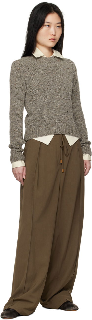 Sweater &Daughter &Daughter Arden Donegal Crewneck Sweater Grå | H2008M, 3