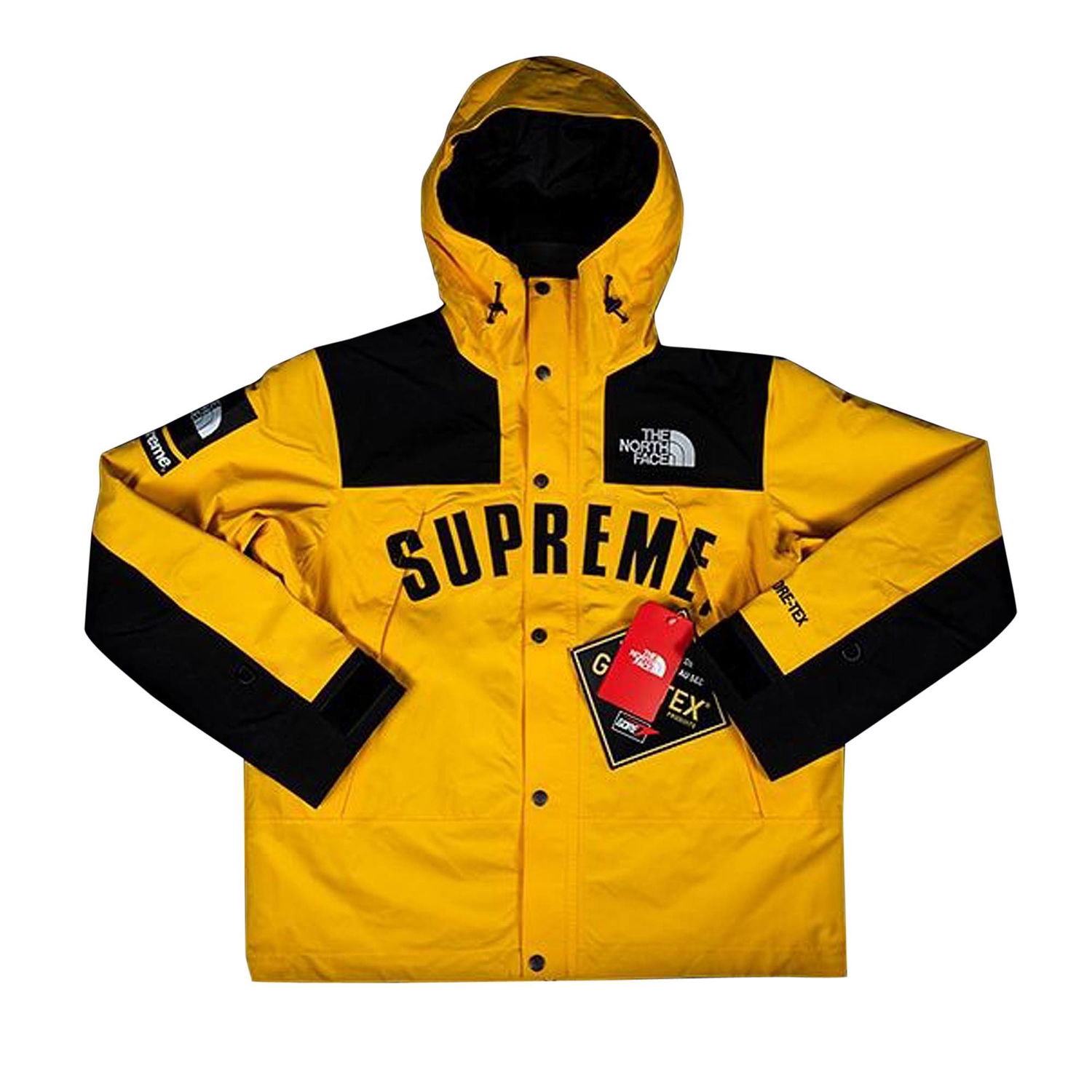 Parka Supreme The North Face x Arc Logo Mountain Parka Gul | SS19J9 YELLOW, 1