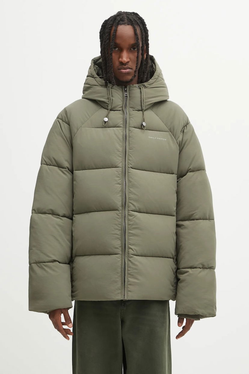 Puffer jakke DAILY PAPER Relaxed Puffer Jacket Grøn | 2522018