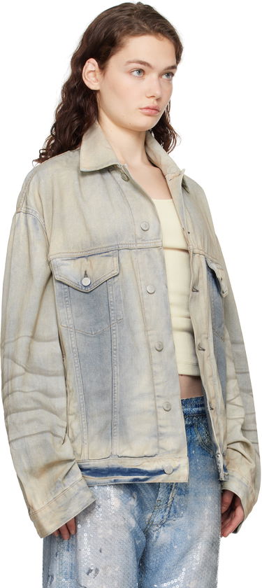 Jakke Acne Studios Acne Studios Oversized Denim Jacket Blå | C90191-, 4