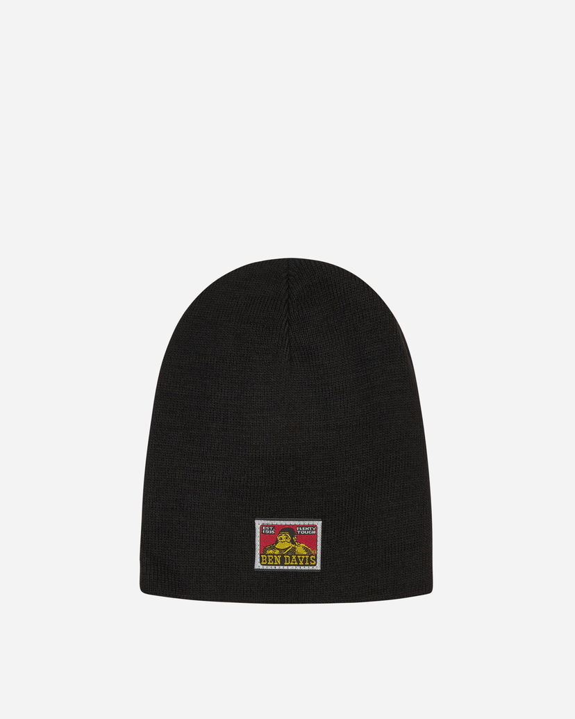 Beanie Ben Davis Logo Skully Cap Black Sort | BEN9293 001
