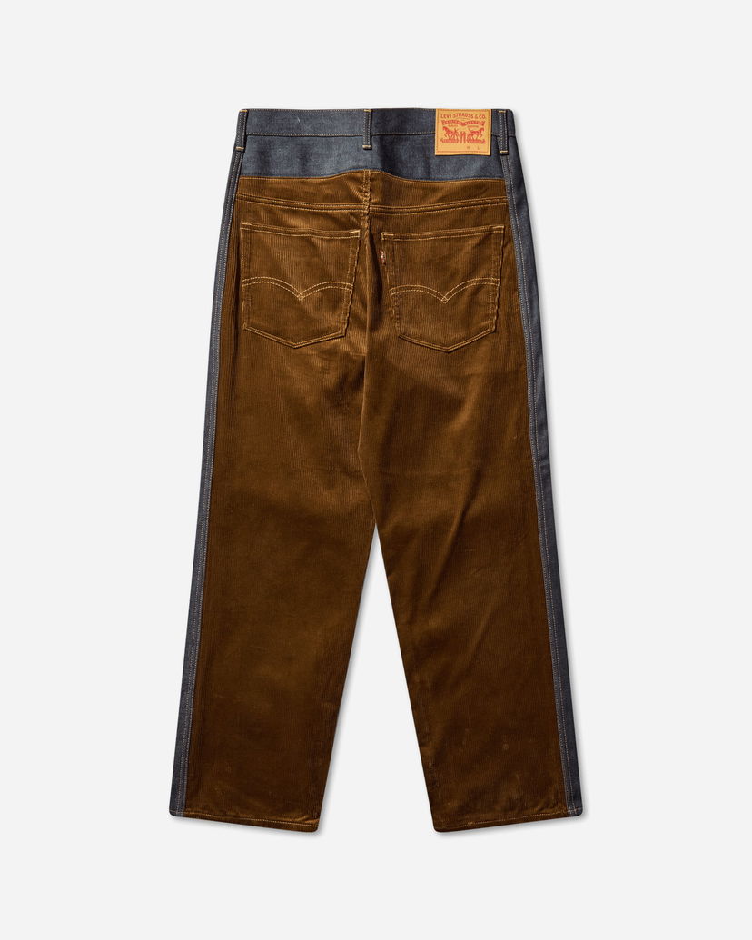 Bukser Junya Watanabe Contrast Trim Trousers Brun | WP-P202-W25 1