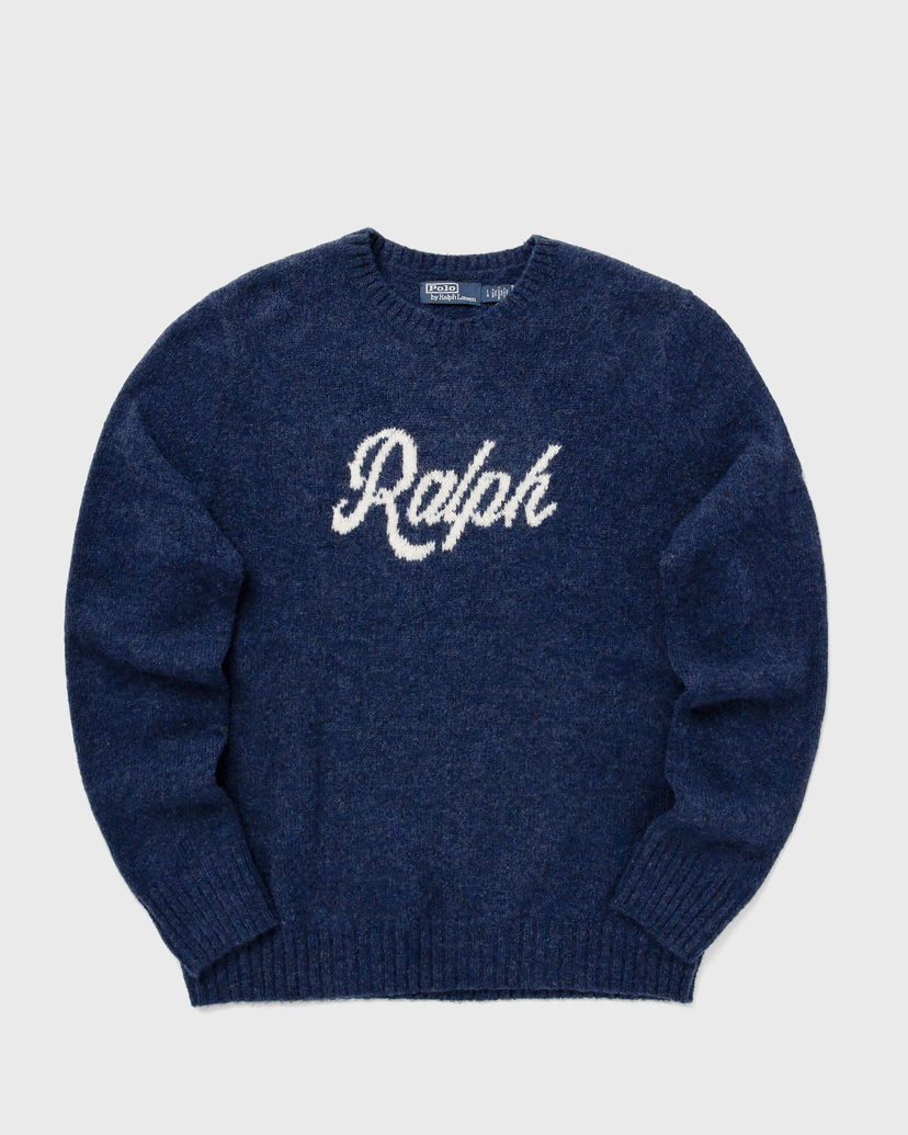 Sweater Polo by Ralph Lauren Polo Ralph Script Knit Pullover Mørkeblå | 710979098001