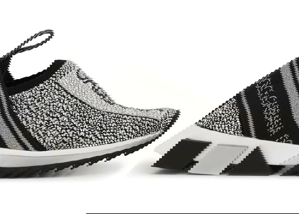 Sneakers og sko Dolce & Gabbana Sorrento Slip On Grey Crystal W Grå | CK1644AZ2938B836, 0