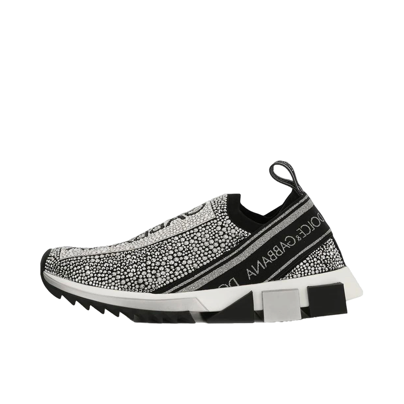 Sneakers og sko Dolce & Gabbana Sorrento Slip On Grey Crystal W Grå | CK1644AZ2938B836