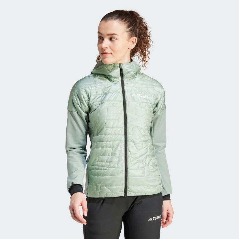 Puffer jakke adidas Performance Terrex Xperior Varilite Hybrid PrimaLoft Grøn | IP1469