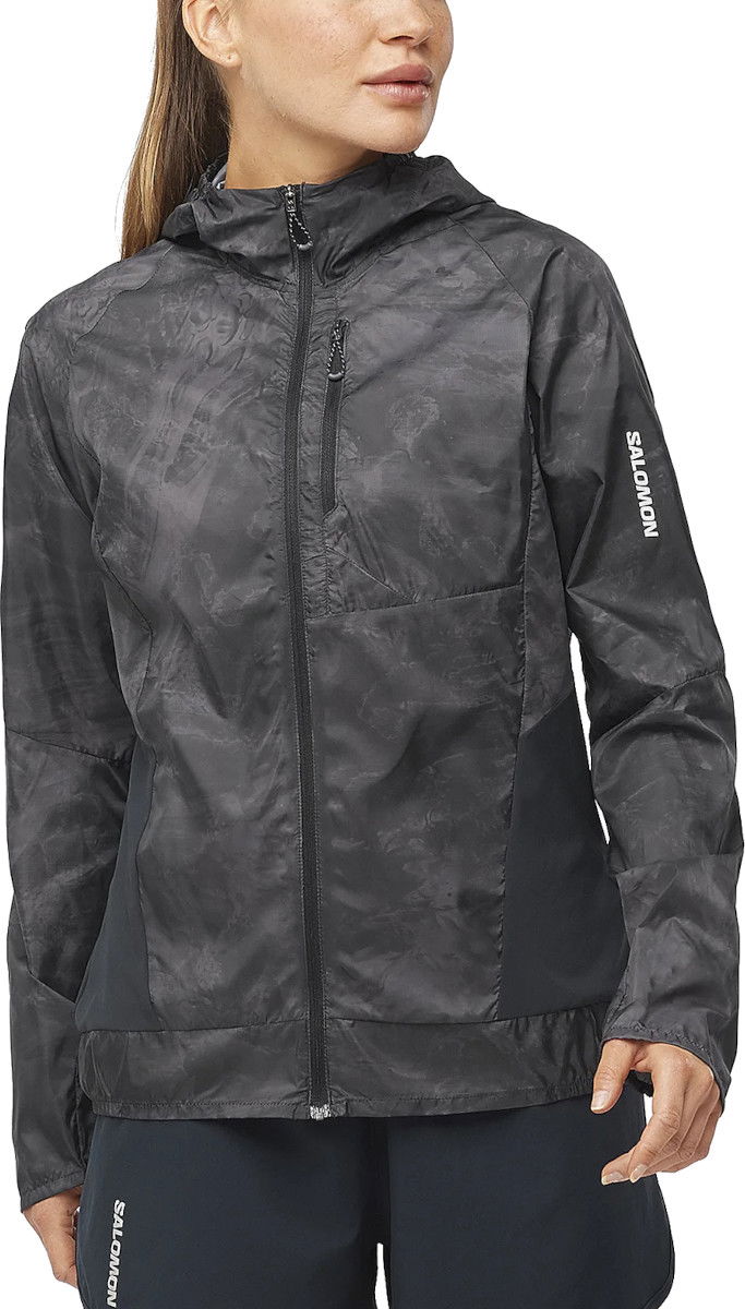 Vindjakke Salomon Bonatti Cross Windbreaker Sort | lc2040200, 0