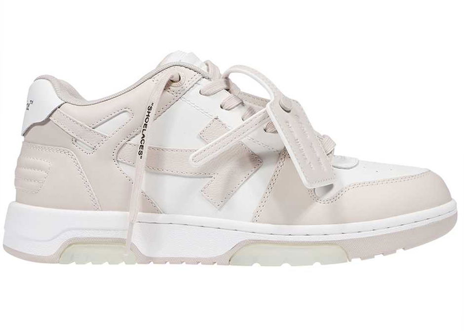 Sneakers og sko Off-White Out Of Office Calf Leather "White Beige" Beige | OMIA189C99-LEA007-0161, 0
