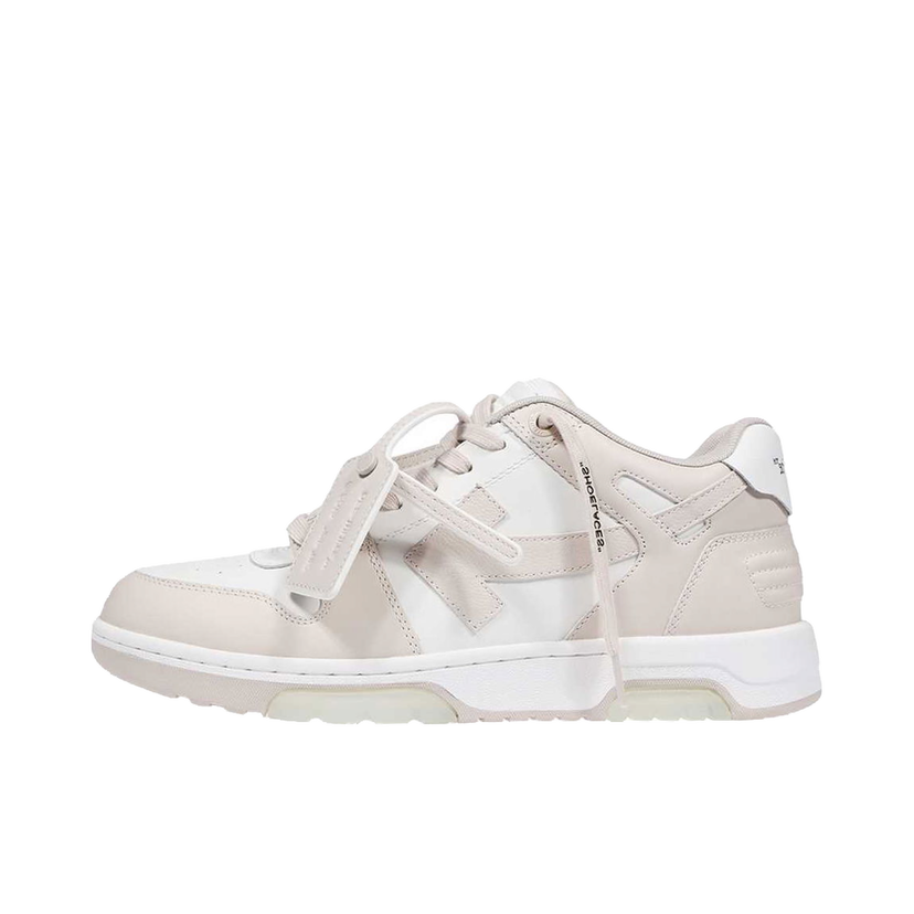 Sneakers og sko Off-White Out Of Office Calf Leather "White Beige" Beige | OMIA189C99-LEA007-0161