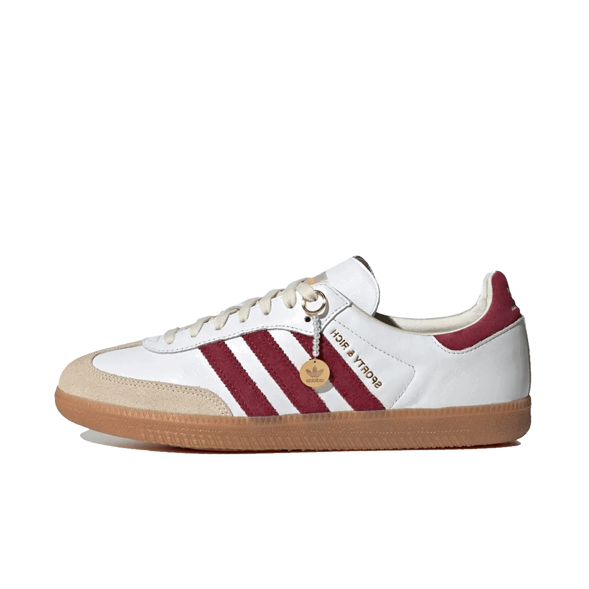 Sneakers og sko adidas Originals Sporty & Rich x Samba "White Burgundy" Bourgogne | IF5660, 0
