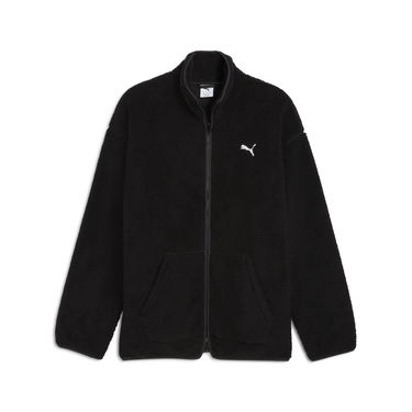 Jakke Puma Essentials Elevated Relaxed Fit Faux Shearling Full-Zip Jacket Sort | 688259_01, 3