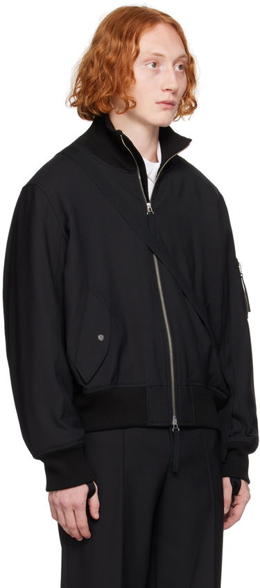 Bomberjakke Helmut Lang Seatbelt Bomber Jacket Sort | O02HM102, 3