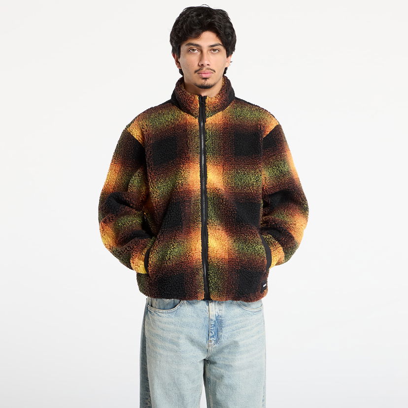Jakke Vans Heights Herritage Plaid Sherpa Full Zip Jacket Flerfarvet | VN000PTBF0W1