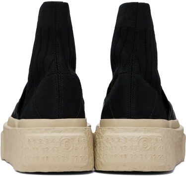 Sneakers og sko Maison Margiela MM6 Maison Margiela Knit Sock Platform Sort | S59WS0232 P8087, 1