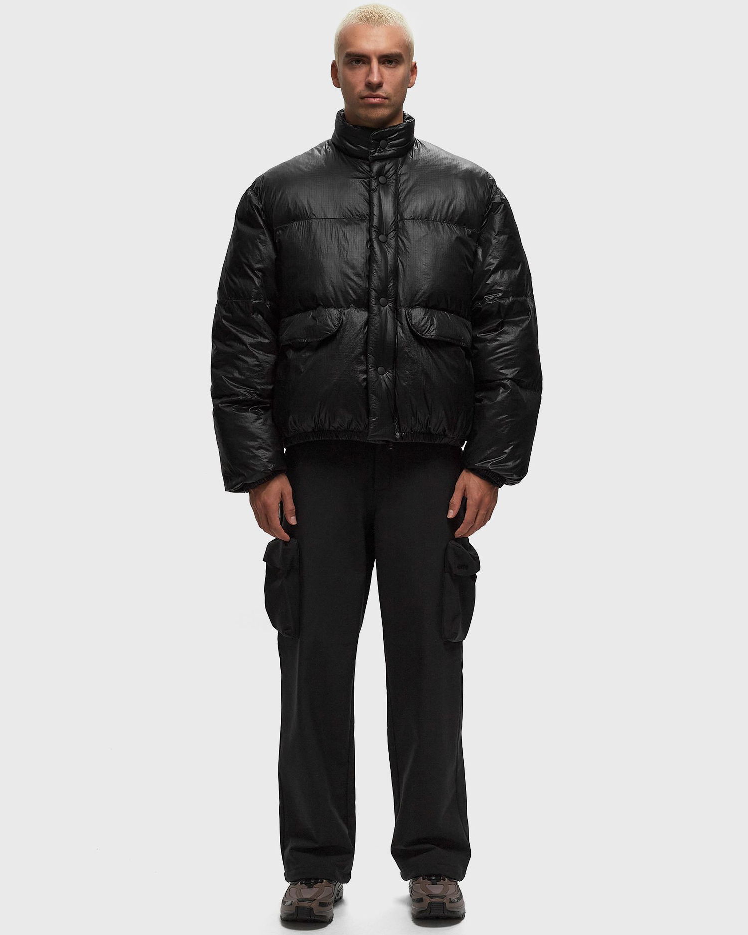 Puffer jakke OUR LEGACY Inhale Puffa Jacket Sort | M4231IPB, 1
