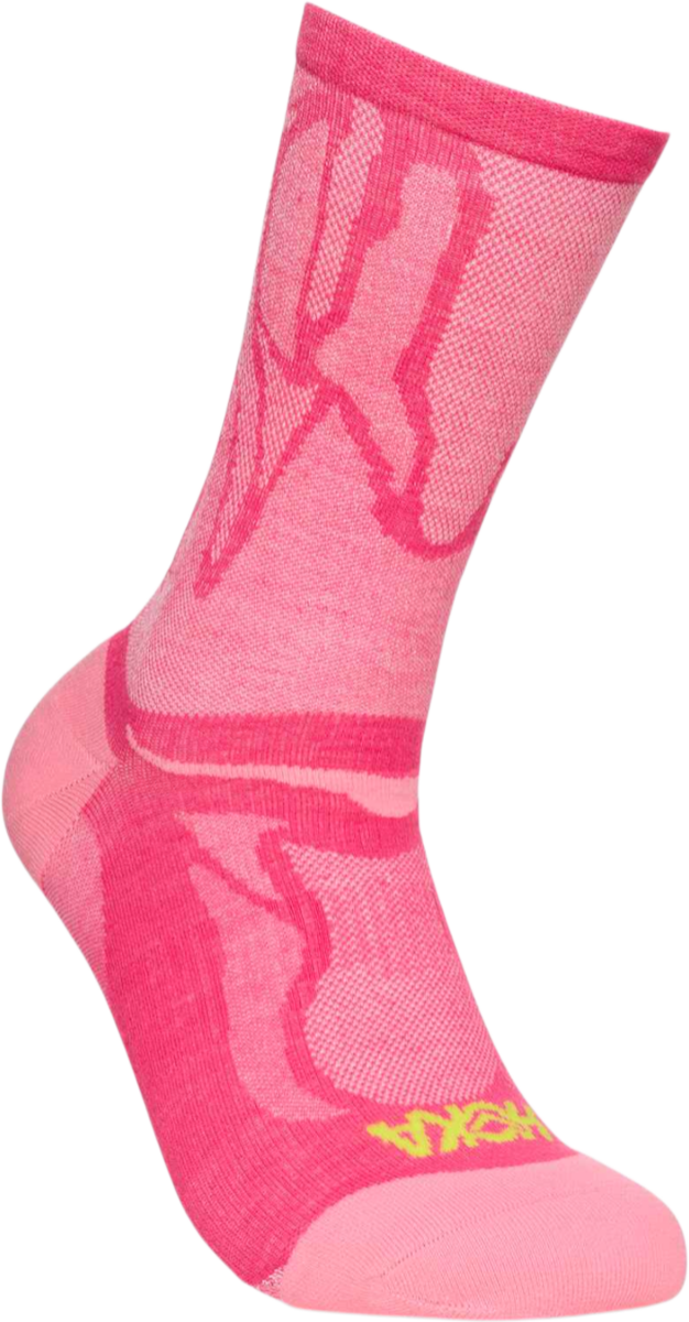 Sokker Hoka One One Hoka Clifton Crew Run Socks Lyserød | 1164333-ecr, 1
