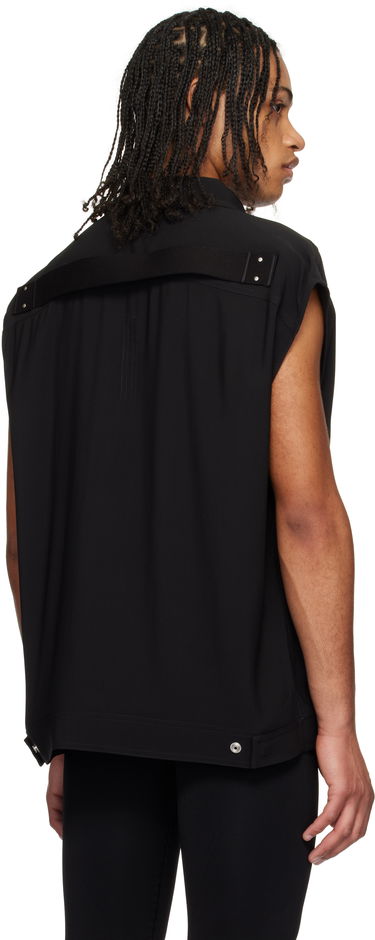 Skjorte Rick Owens Rick Owens Sleeveless Jumbo Shirt Sort | RU01E5776 Y, 2