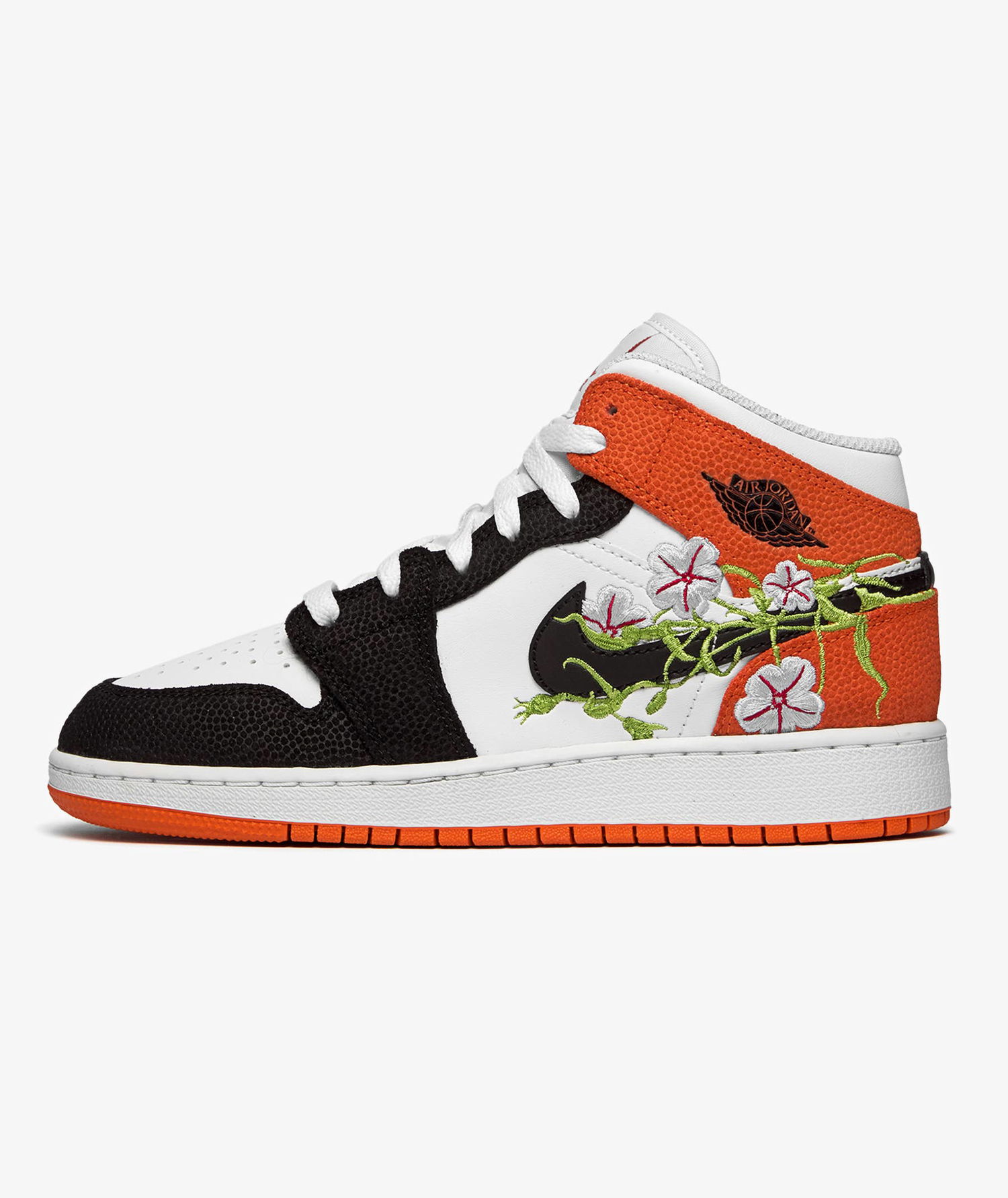 Sneakers og sko Jordan Air 1 Mid SE "Basketball Blossom" GS Orange | DQ8390-100, 0