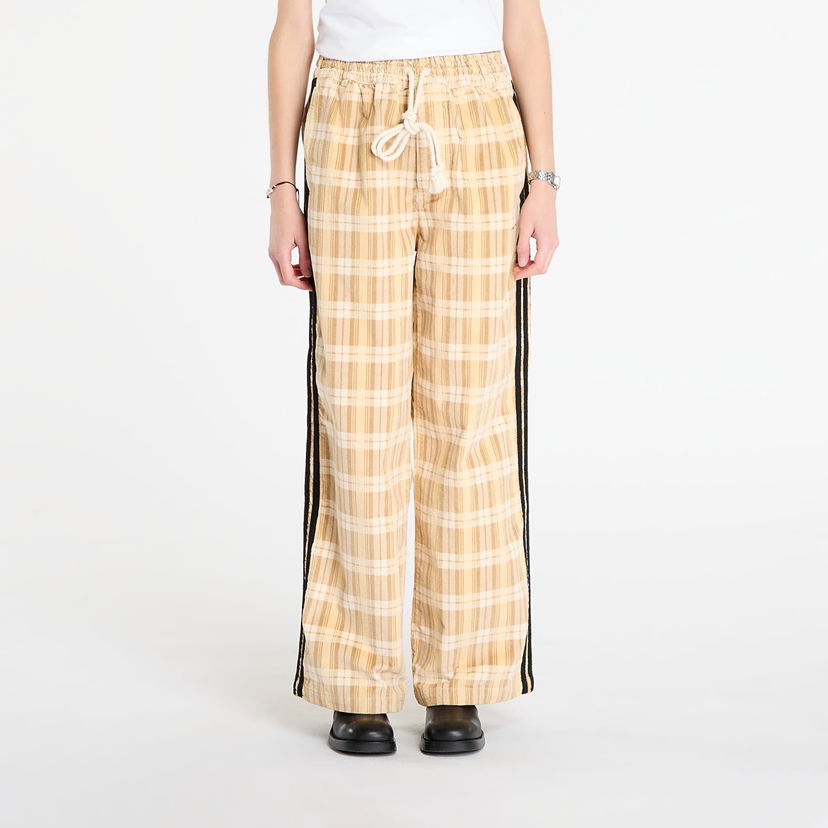 Bukser adidas Originals SONG FOR THE MUTE Plaid Pant Beige | KC3140