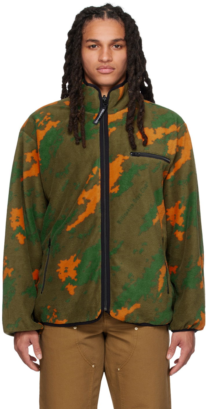 Jakke BILLIONAIRE BOYS CLUB Billionaire Boys Club Camouflage Reversible Fleece Jacket Grøn | B23115