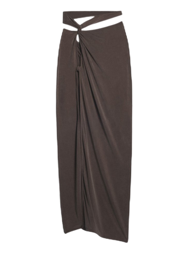 Nederdel Jacquemus La Jupe Espelho Asymmetric Sort | 231JS056-2307-850
