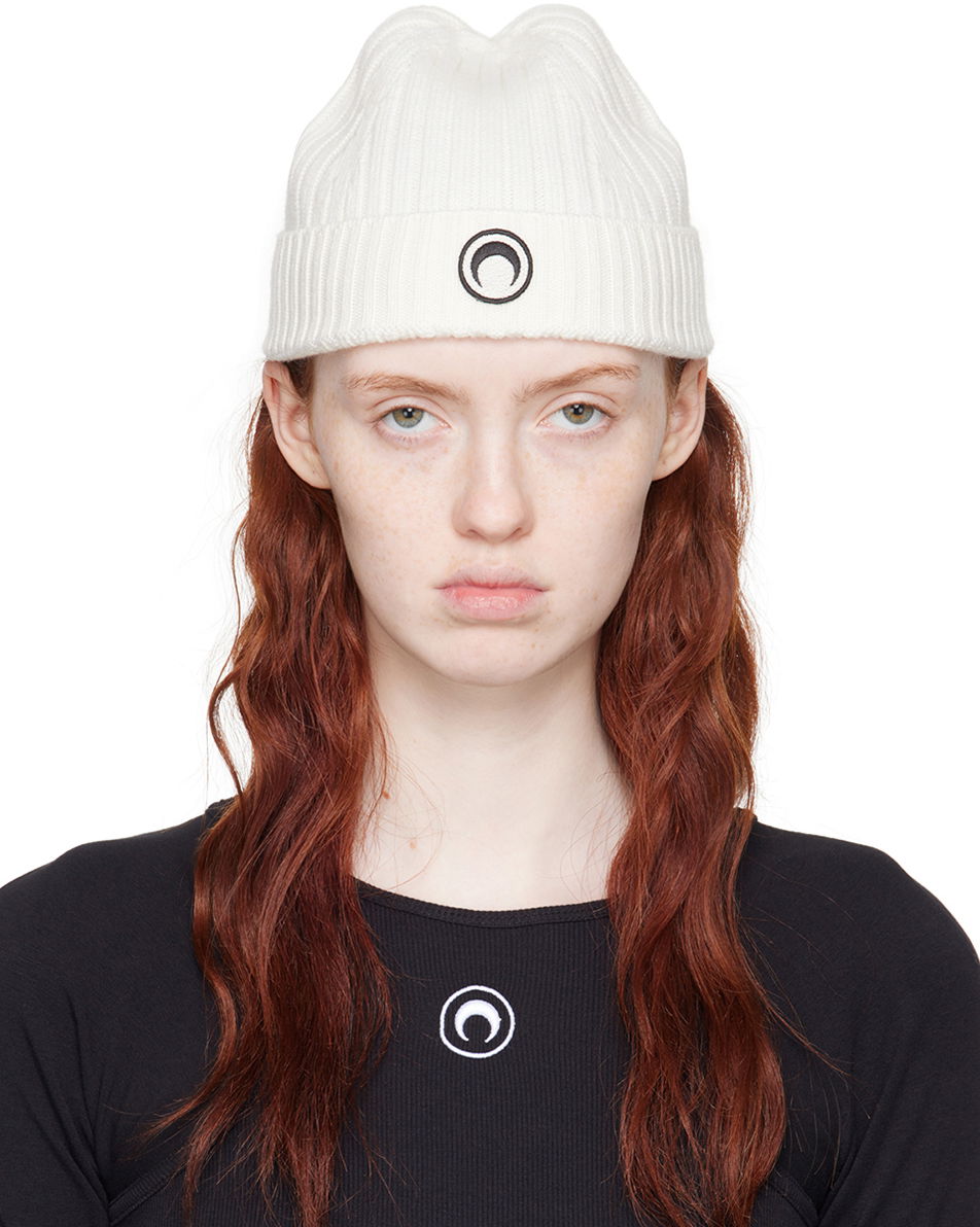 Beanie Marine Serre Mulesing-Free Beanie Hvid | UHG012, 0