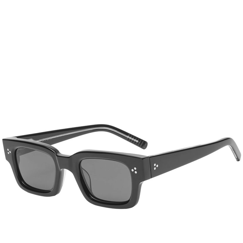 Solbriller AKILA Square Sunglasses Sort | 2402-01-01