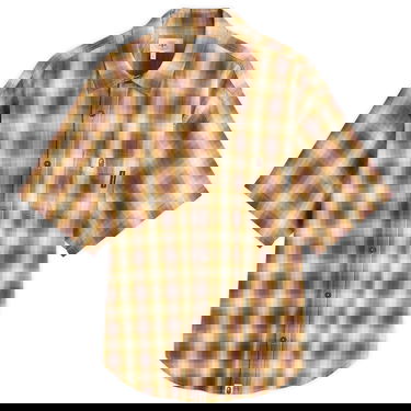 Skjorte BAPE Ombre Check Relaxed Fit Shirt Brun | 001SRL301004M-YEL, 1