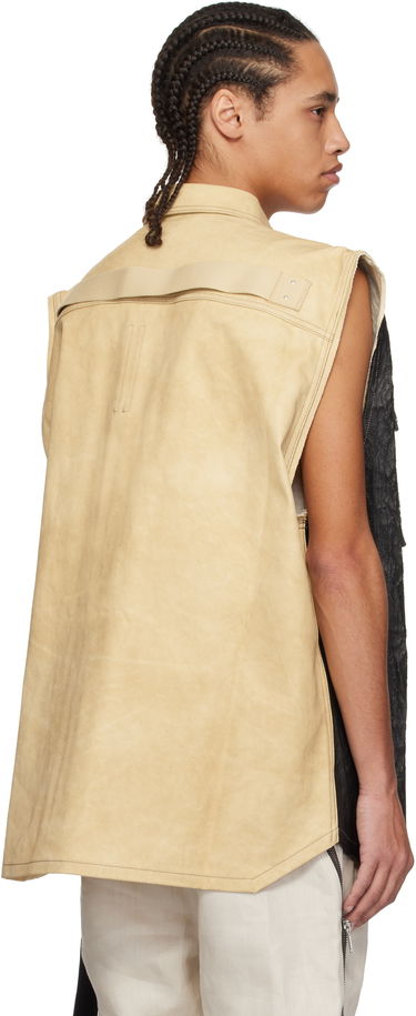 Vest Rick Owens Rick Owens DRKSHDW Hollywood Tommy Jumbo Denim Vest Sort | DU01E3764 DCFCR, 2