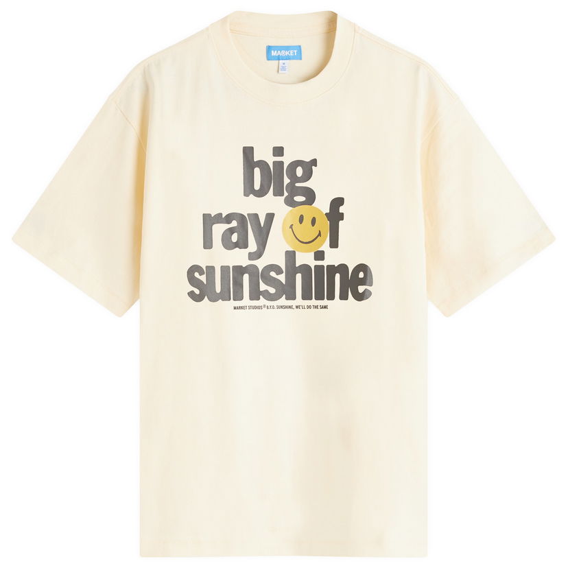 T-shirt MARKET MARKET Smiley Sunshine T-Shirt Gul | 399002170-CRE