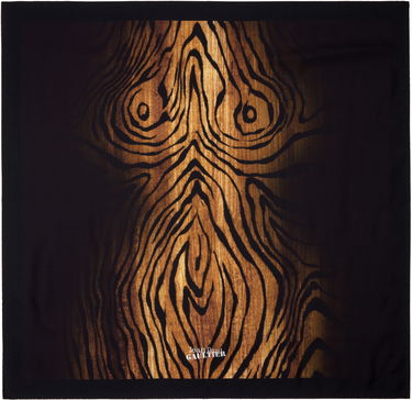 Tørklæde Jean Paul Gaultier Jean Paul Gaultier 'The Wood' Silk Scarf Sort | 25/03-U-AC025-W033-0060, 1