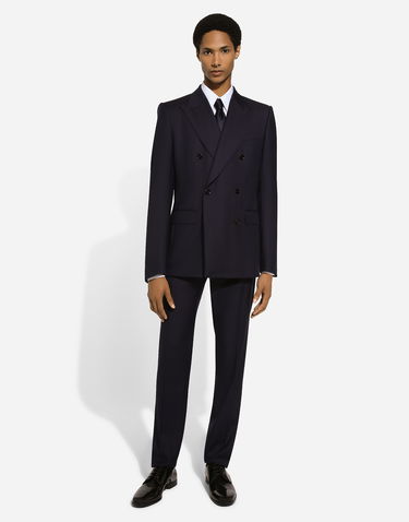 Jakke Dolce & Gabbana Double-breasted Wool Jacket Blå | G2QU4TFC2FIB0387, 1
