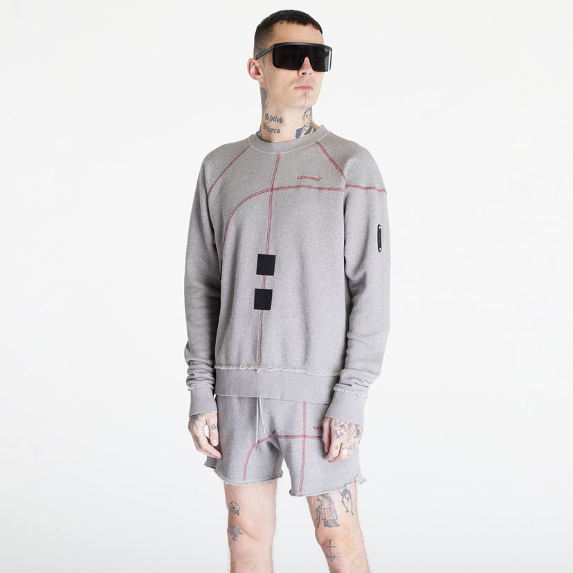 Sweater A-COLD-WALL* Intersect Crewneck Grå | ACWMW180 Cement