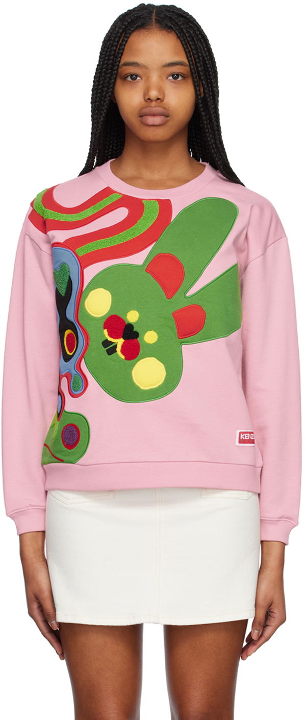 Sweater KENZO Paris Lyserød | FD52SW0444MF, 0