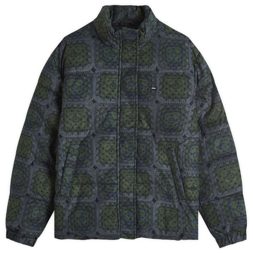 Puffer jakke OBEY Women's Tappi Puffer Jacket Grøn | 221800422