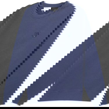 Sweater MAISON KITSUNÉ Patch Comfort Crew Sweat Mørkeblå | MM00316KM0307-P476, 0
