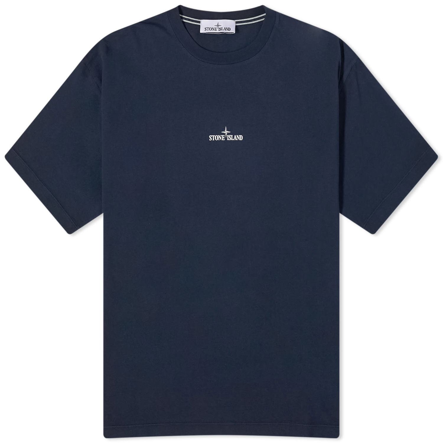 T-shirt Stone Island Scratched Print T-Shirt Mørkeblå | 80152RC89-V0020, 0